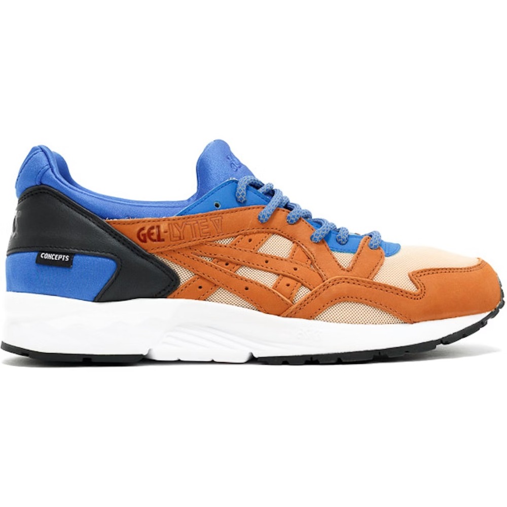 ASICS Concepts x Gel Lyte 5 Men's Size 8.5 Royal Blue/Chestnut Shoes NEW